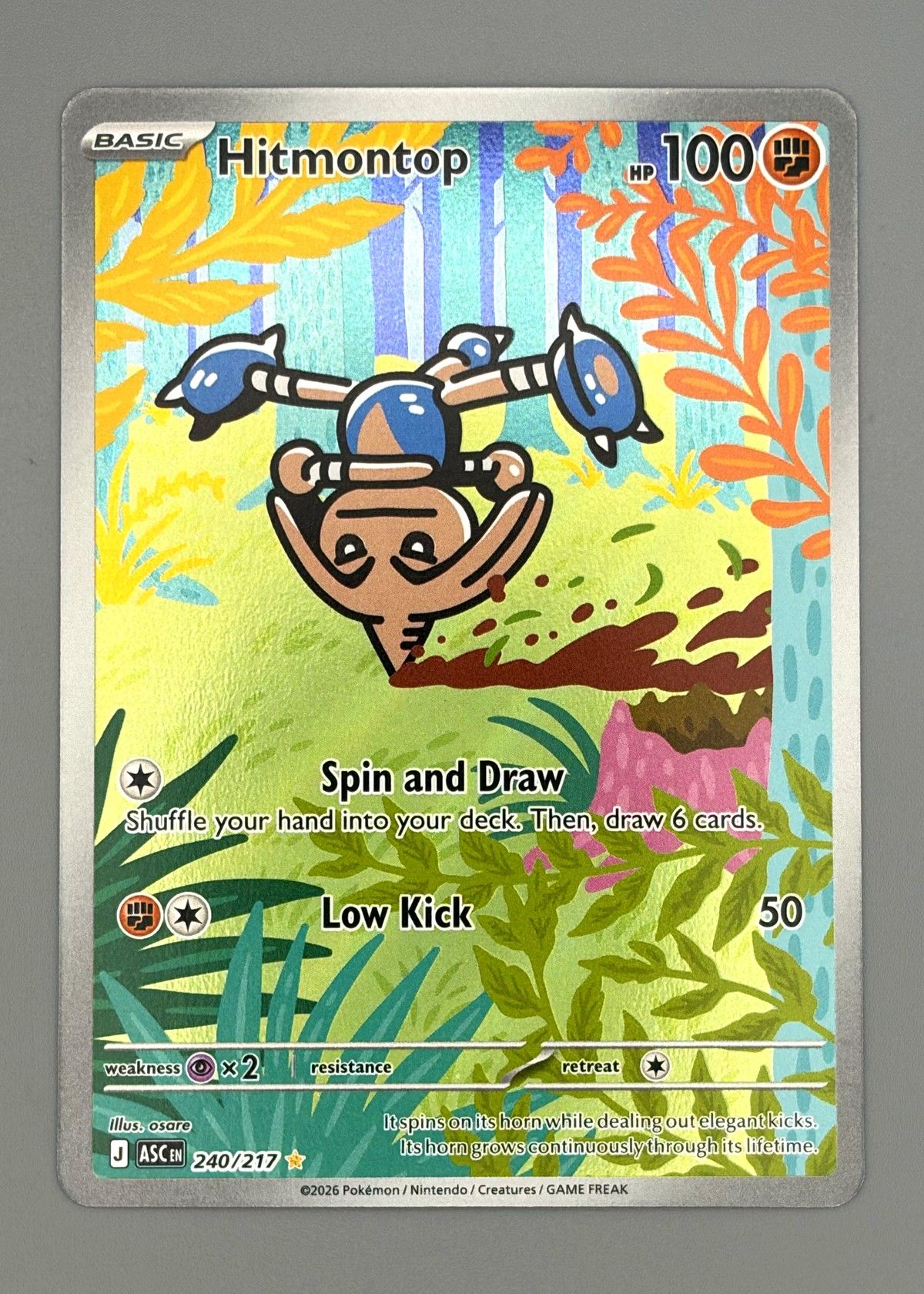 Hitmontop 240/217 (Scarlet & Violet) - Basic Pokémon, front