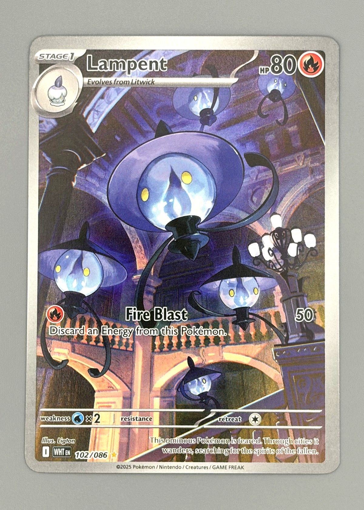Lampent 102/086 (Scarlet & Violet) - Illustration Rare, front