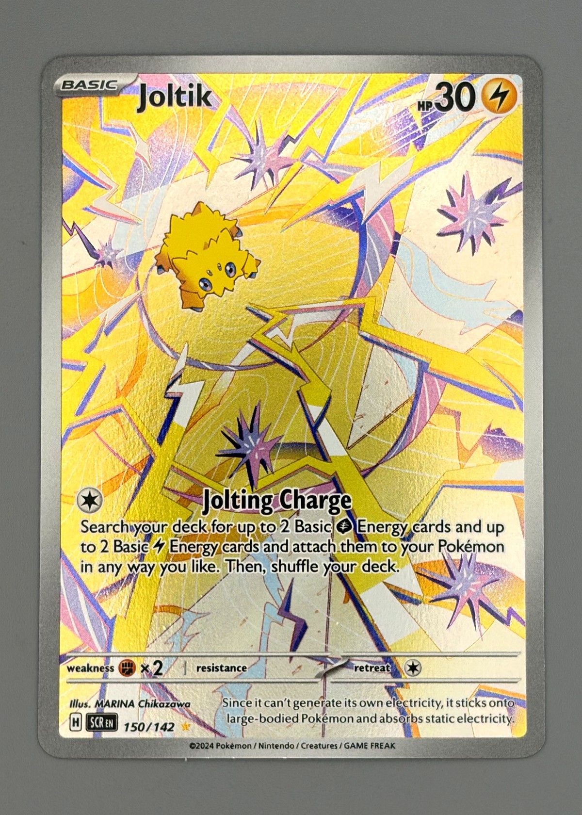 Joltik 150/142 (Scarlet & Violet) - Illustration Rare, front