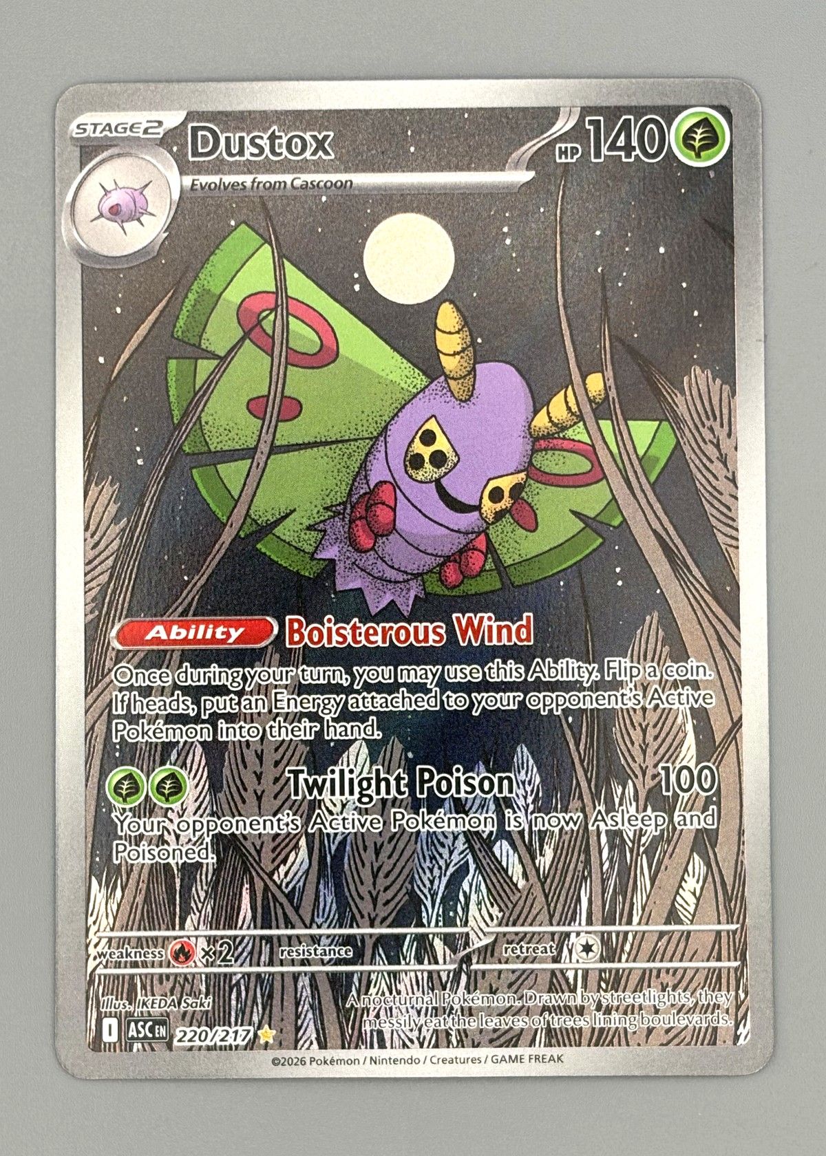 Dustox 220/217 (Scarlet & Violet) - Illustration Rare, front