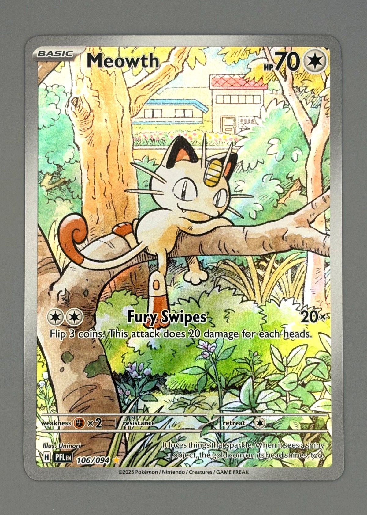 Meowth 106/094 (Scarlet & Violet) - Illustration Rare, front