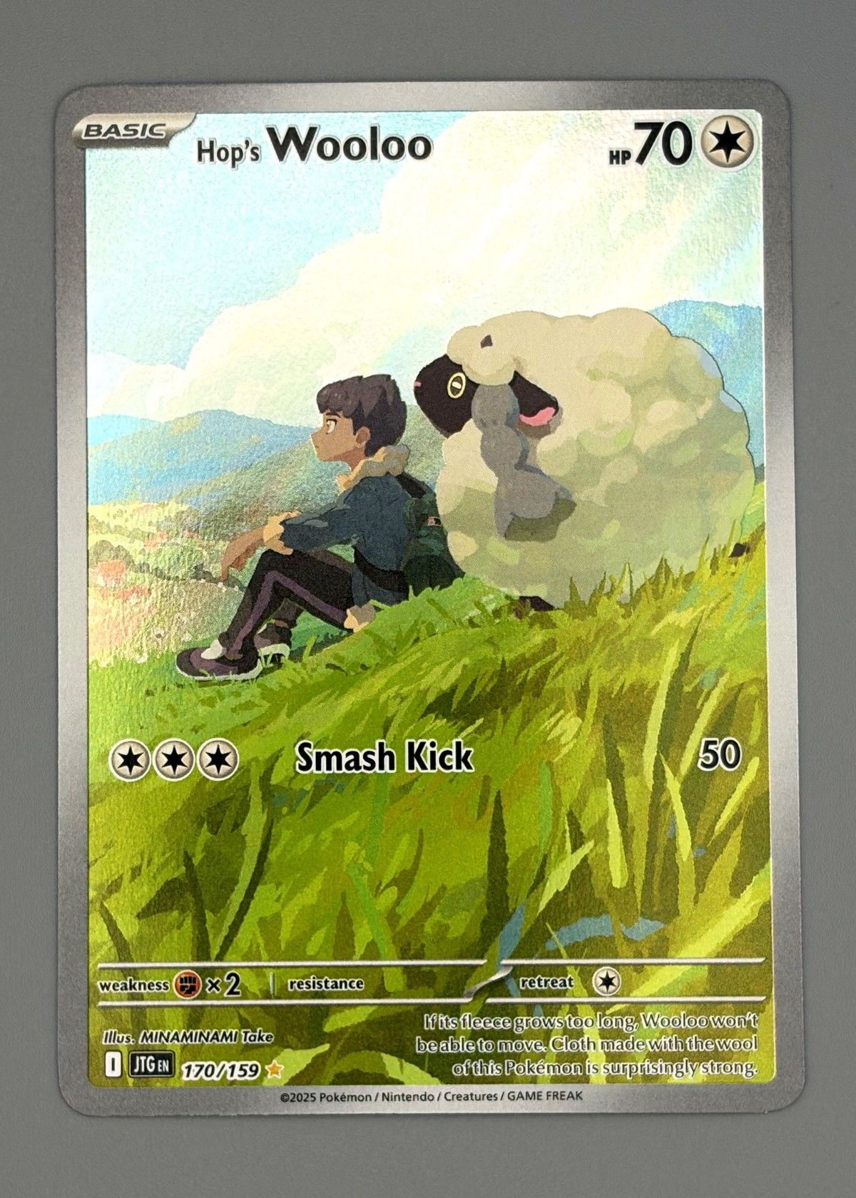 Hop's Wooloo 170/159 (Scarlet & Violet) - Illustration Rare, front