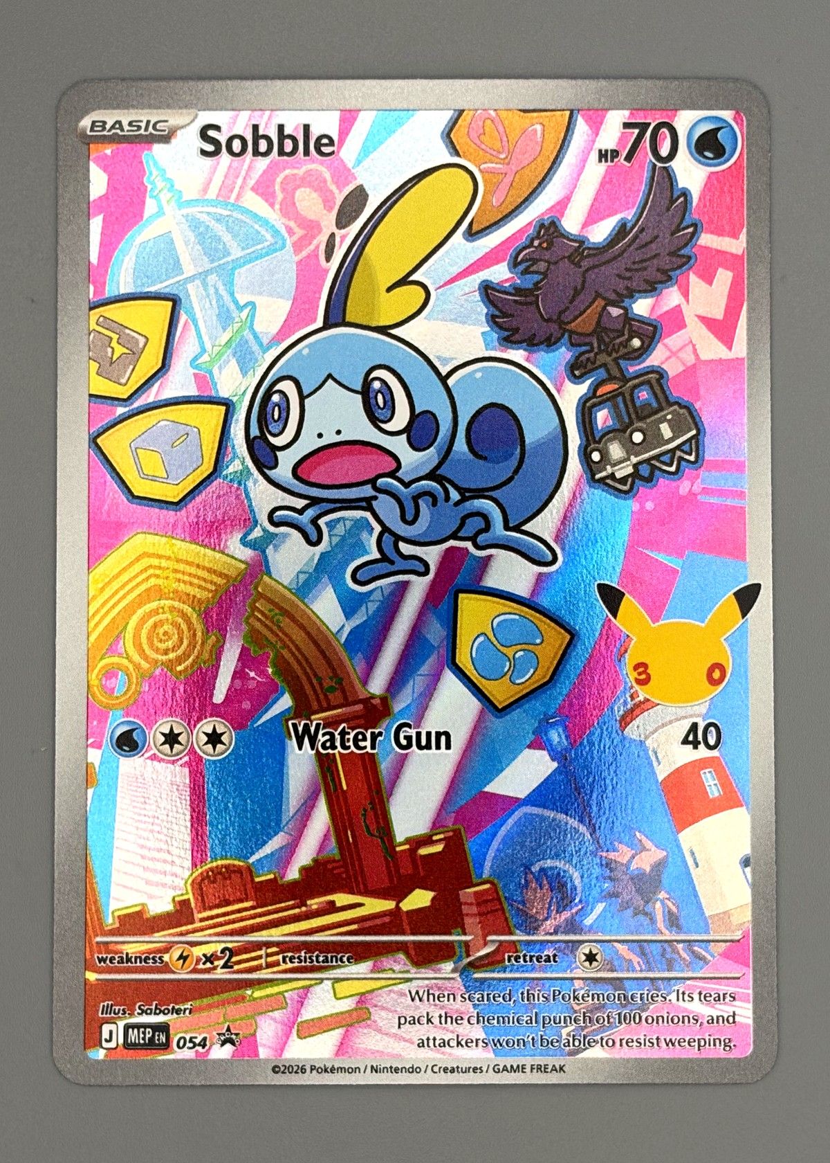 Sobble 054/264 (Scarlet & Violet) - Basic Water Pokémon, front
