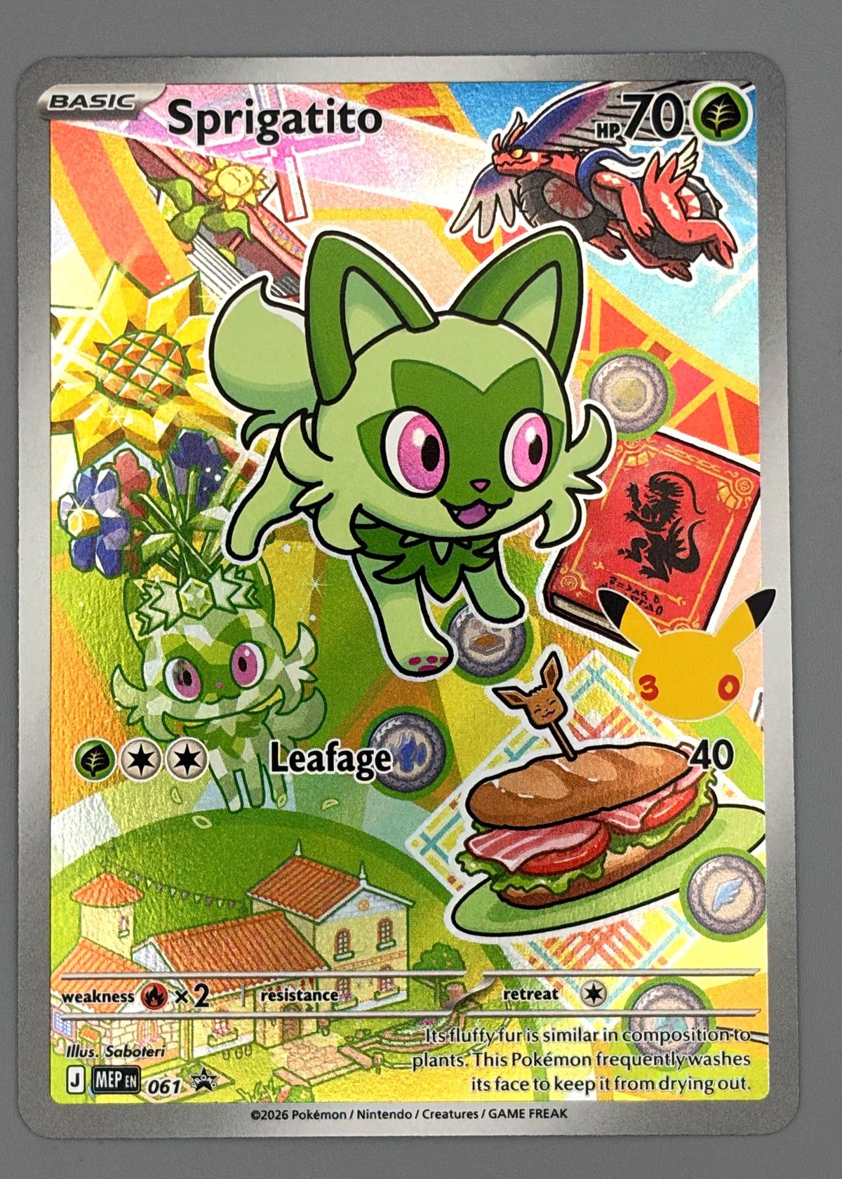 Sprigatito 061 (Scarlet & Violet) - Basic Pokémon, front