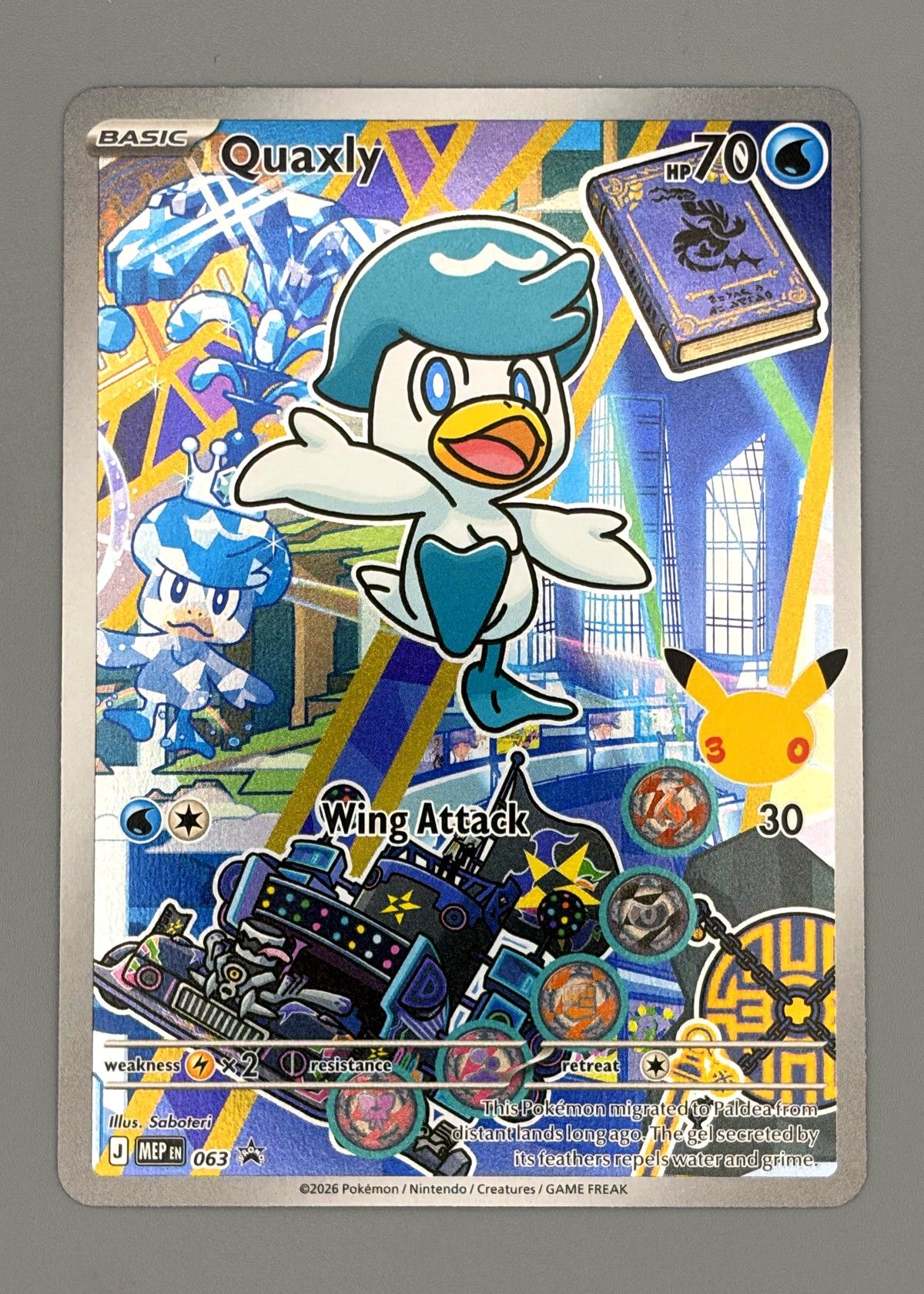 Quaxly 063 (Scarlet & Violet) - Basic Pokémon Holo Rare, front