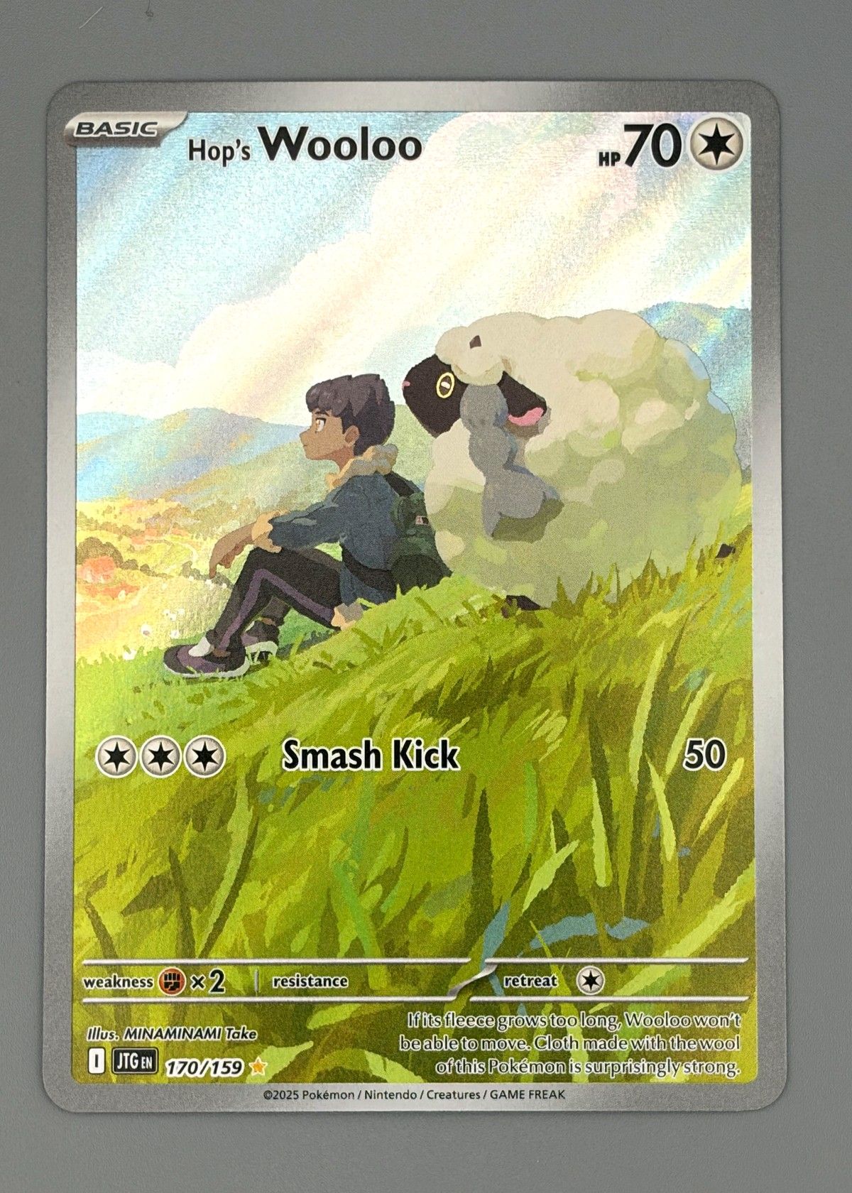Hop's Wooloo 170/159 (Scarlet & Violet) - Basic Pokémon Holo Rare, front