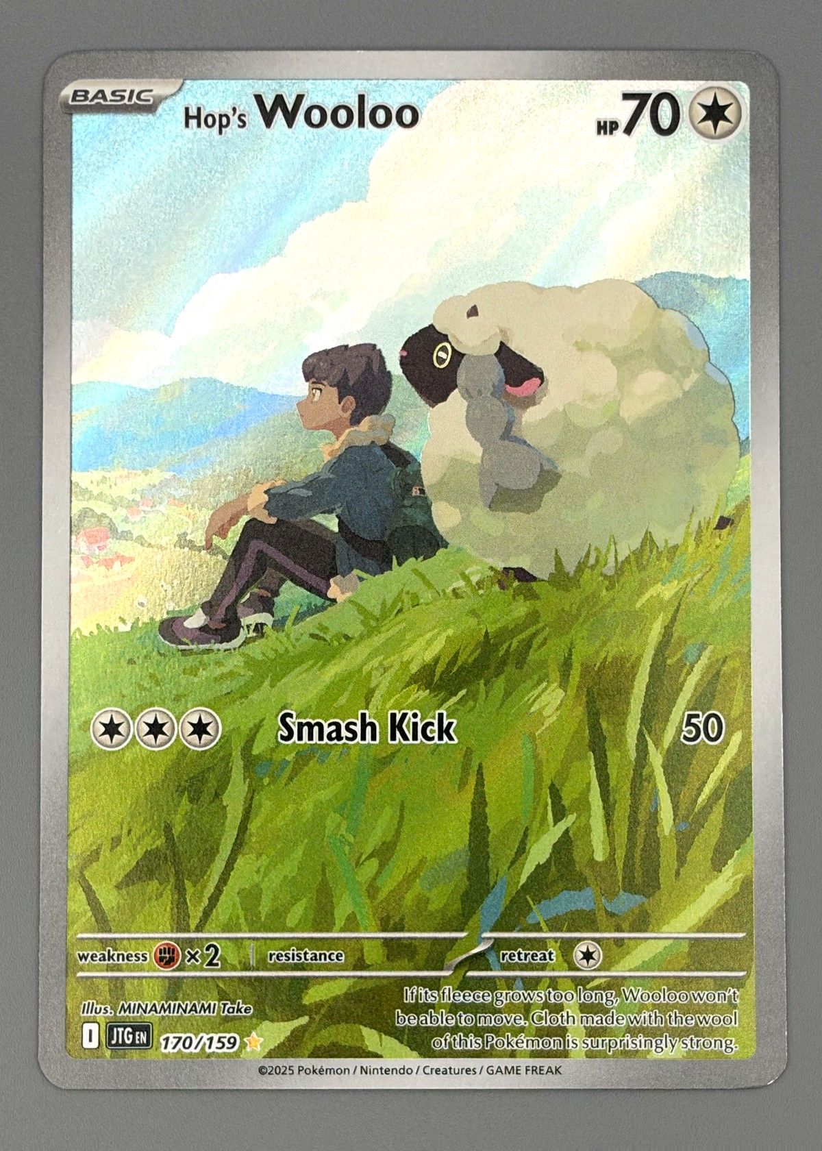 Hop's Wooloo 170/159 (Scarlet & Violet) - Basic Pokémon, front