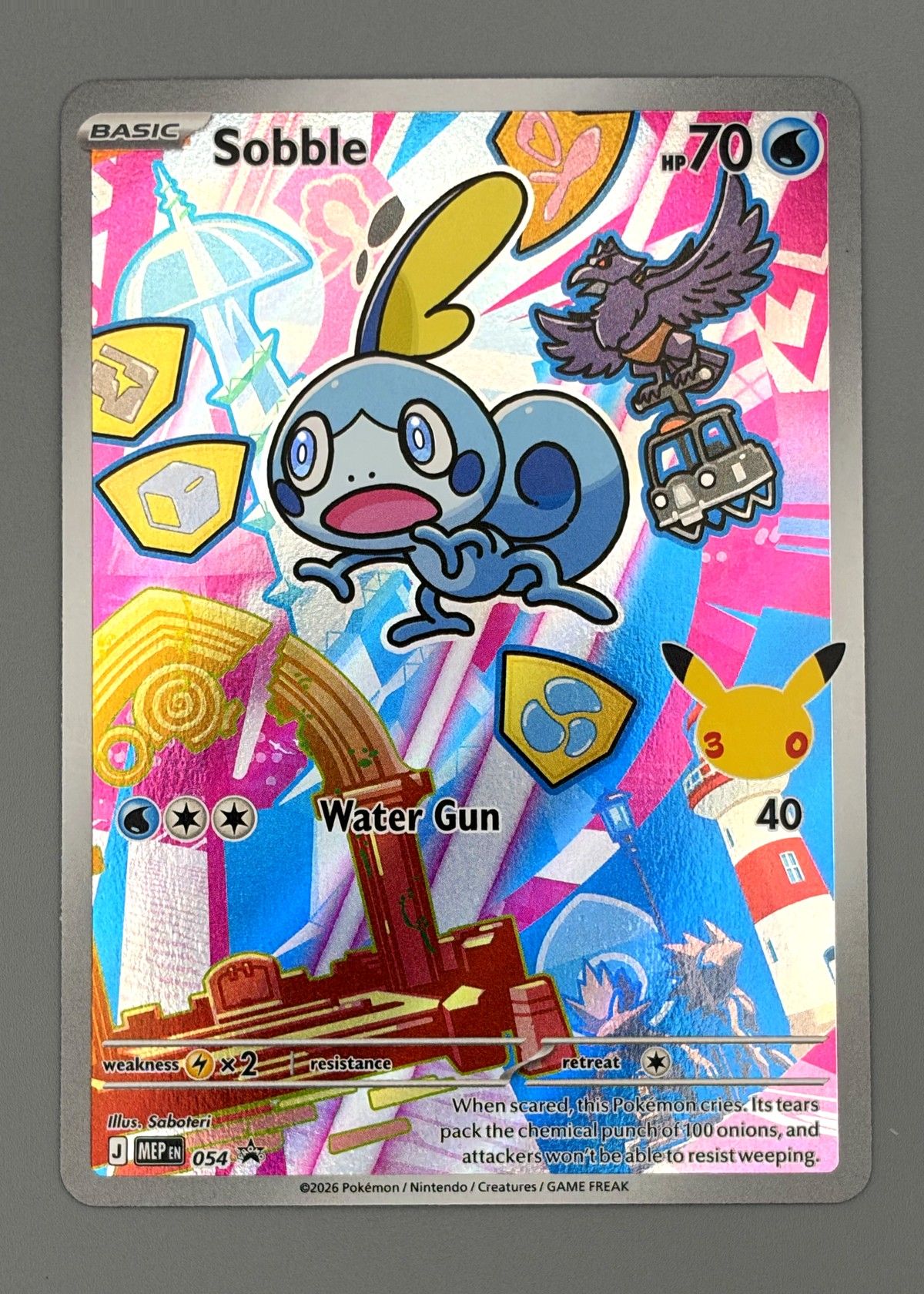 Sobble 054 (Scarlet & Violet) - Basic Holo Rare, front