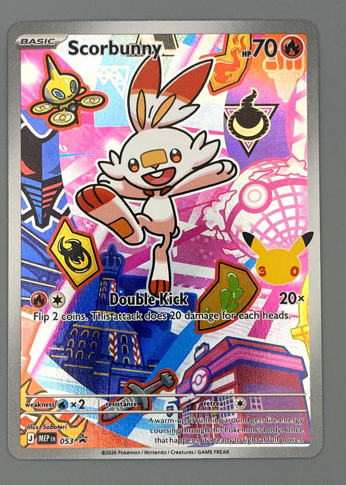 Scorbunny 053/264 (Scarlet & Violet) - Basic Pokémon Holo Rare, front