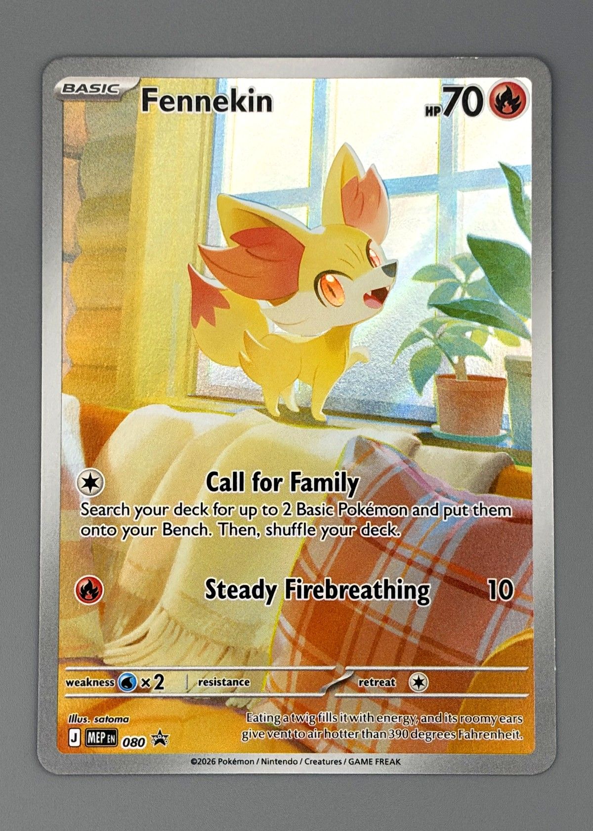 Fennekin 080/264 (Scarlet & Violet) - Basic Pokémon, front
