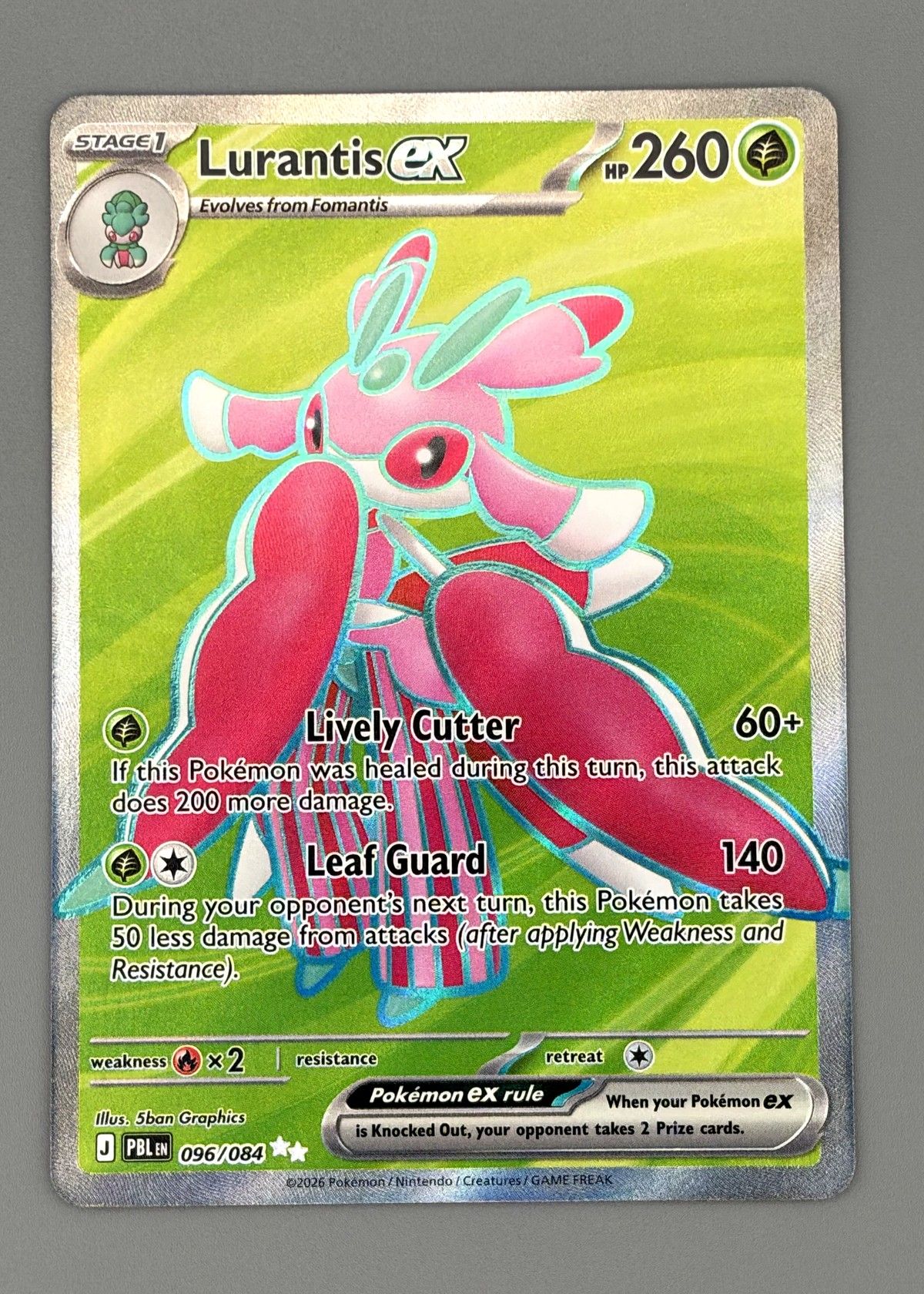 Lurantis ex 096/084 (Scarlet & Violet) - Ultra Rare, front
