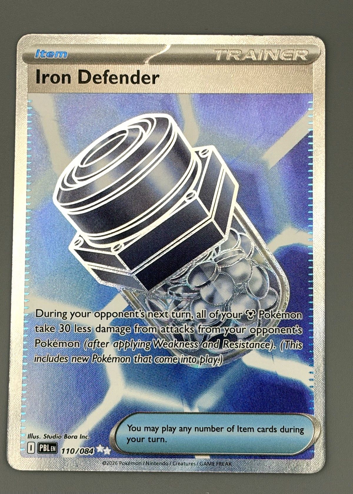 Iron Defender 110/084 (Pokémon TCG) - Trainer Item, front