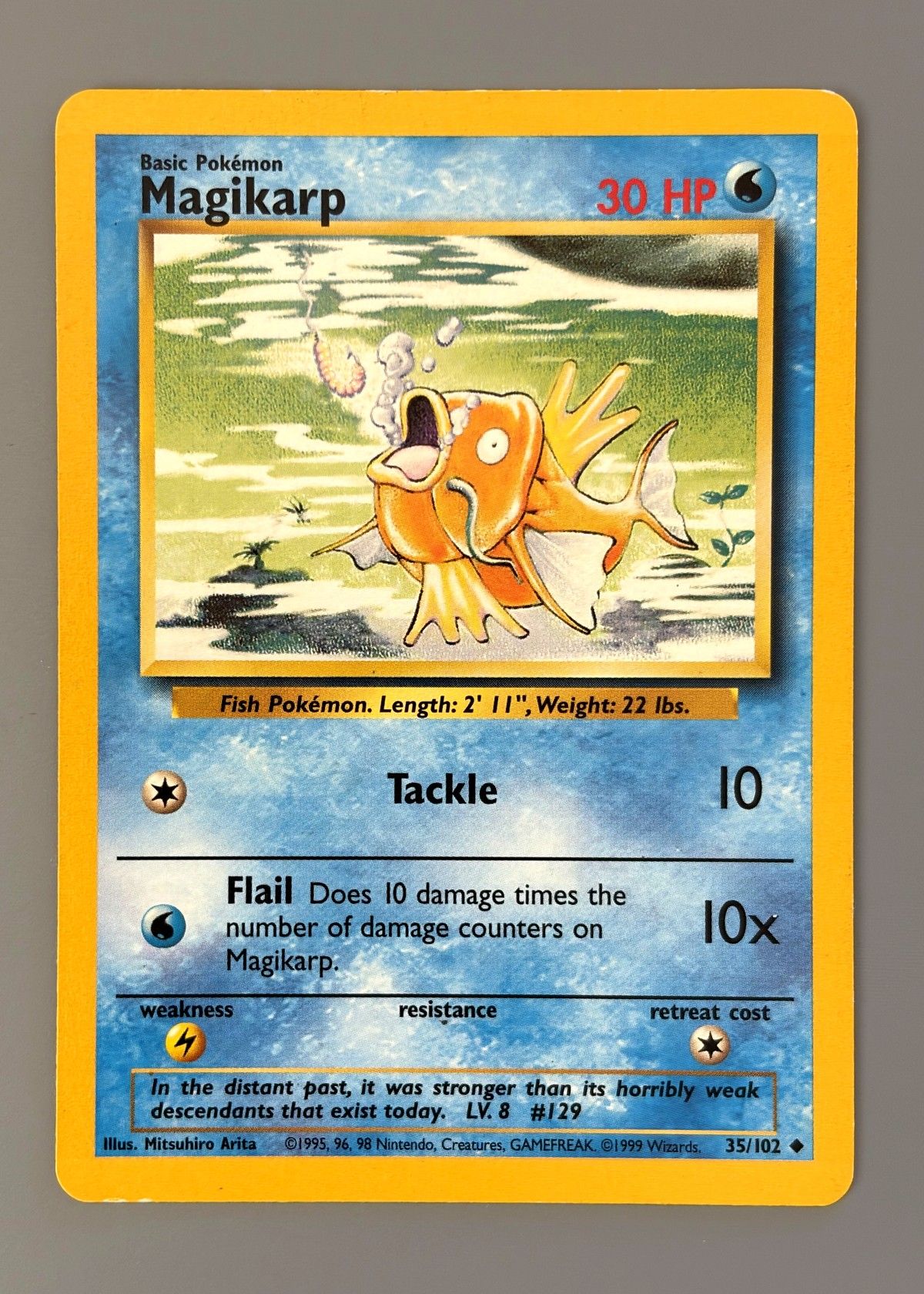 Magikarp 35/102 (Base Set) - Uncommon, front