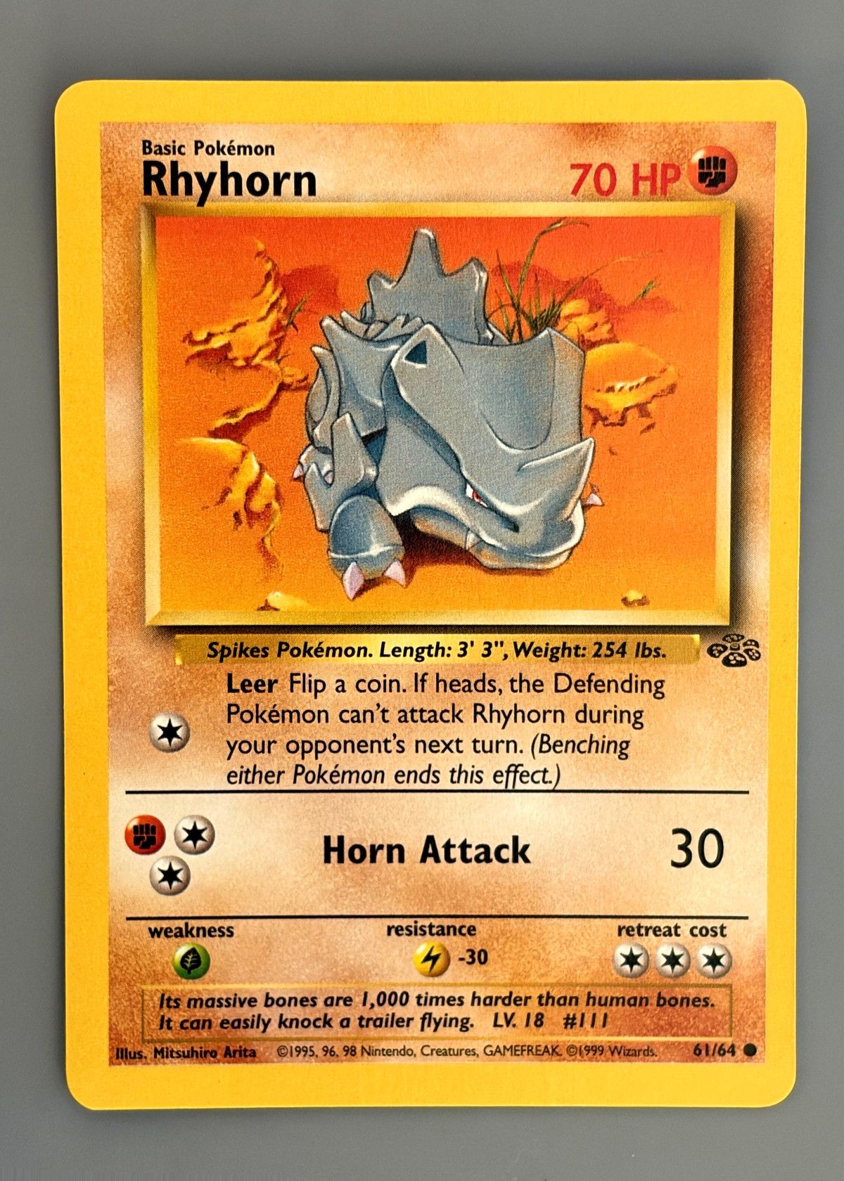 Rhyhorn 61/64 (Jungle) - Common, front
