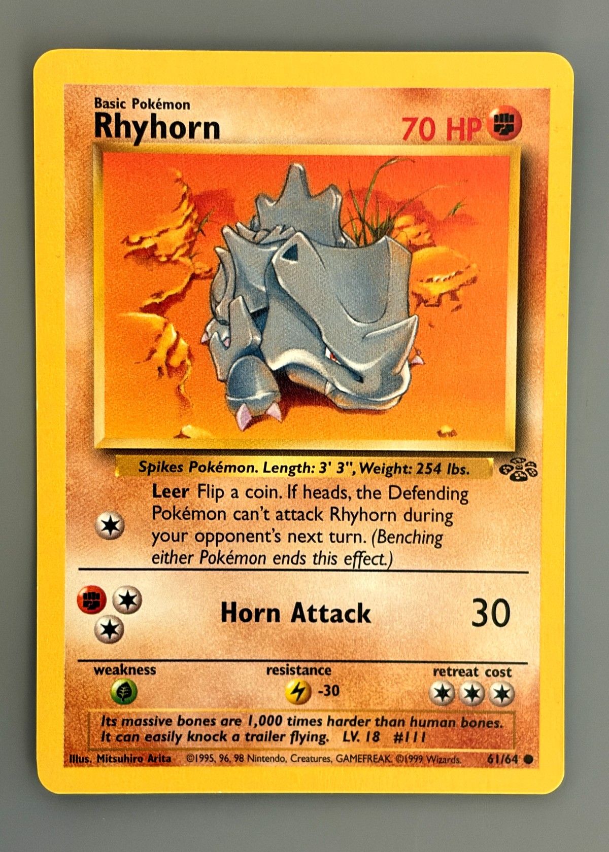Rhyhorn 61/64 (Jungle) - Common, front