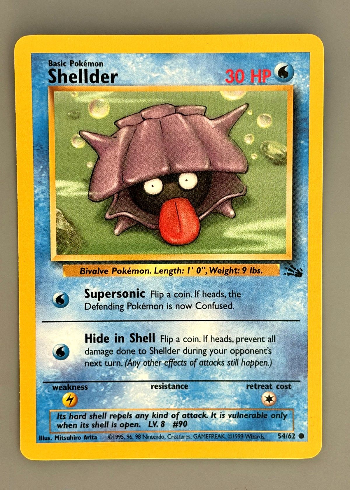 Shellder 54/62 (Fossil) - Common, front