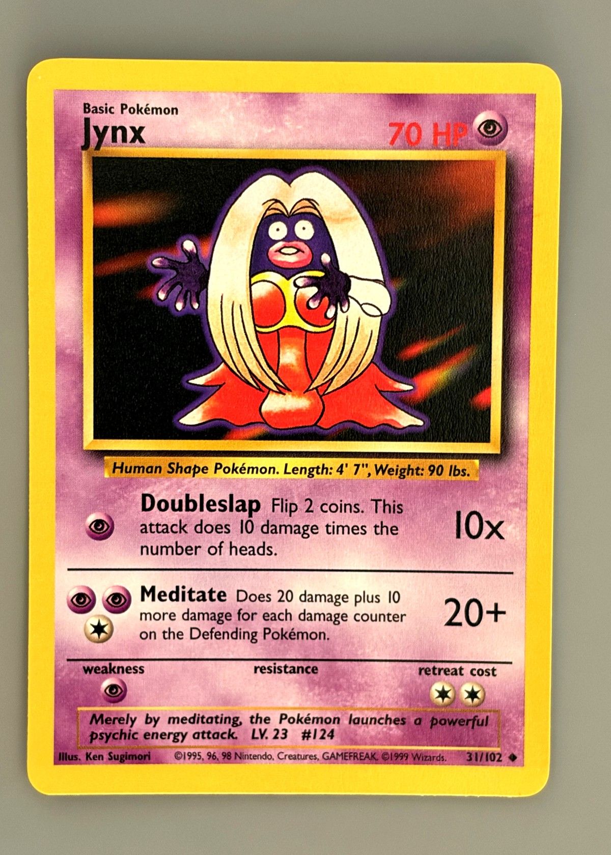 Jynx 31/102 (Base Set) - Uncommon, front
