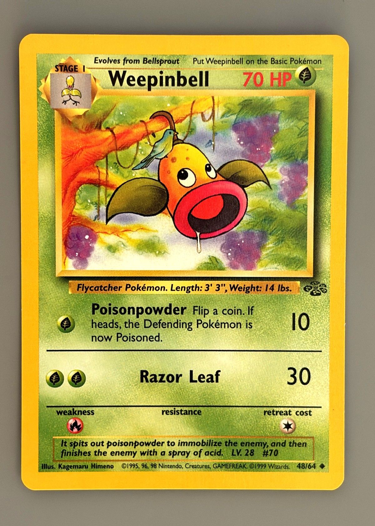 Weepinbell 48/64 (Jungle) - Uncommon, front