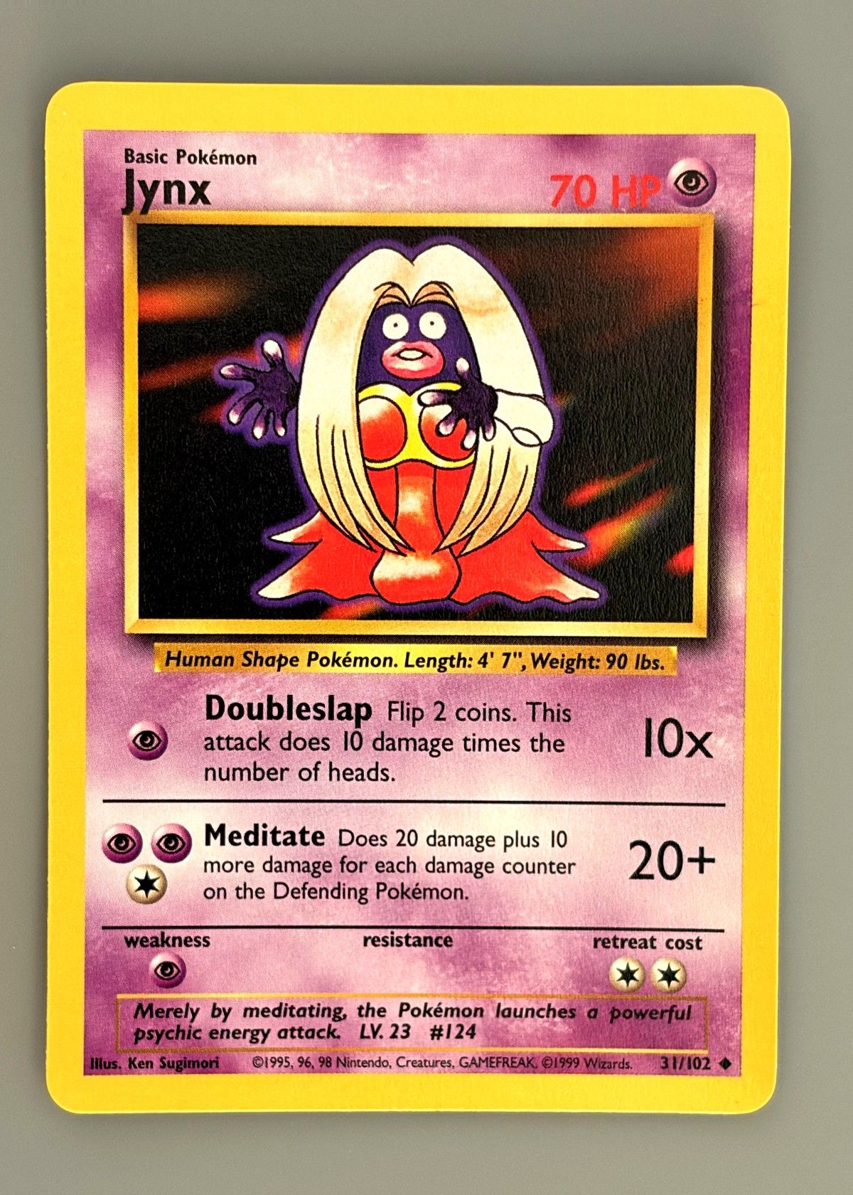 Jynx 31/102 (Base Set) - Uncommon, front