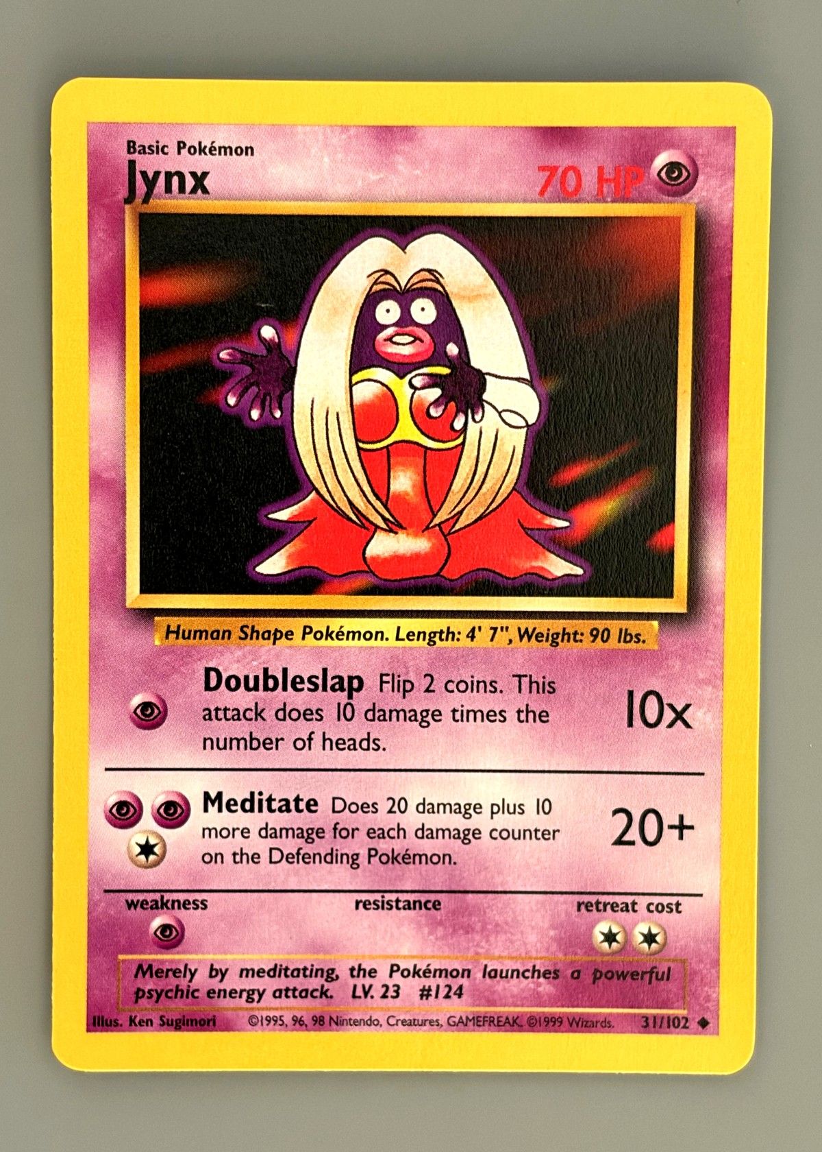 Jynx 31/102 (Base Set) - Uncommon, front
