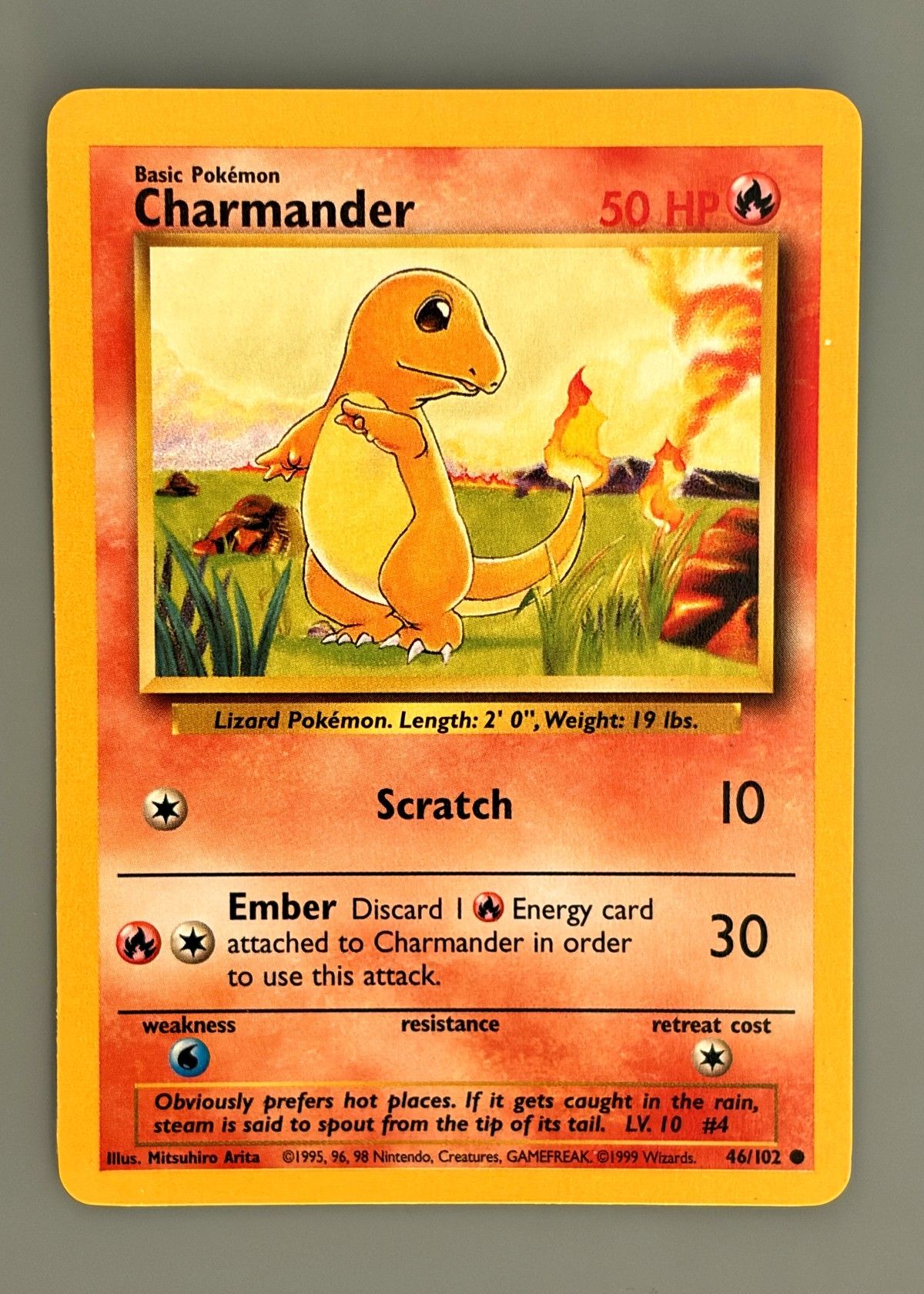 Charmander 46/102 (Base Set) - Common, front