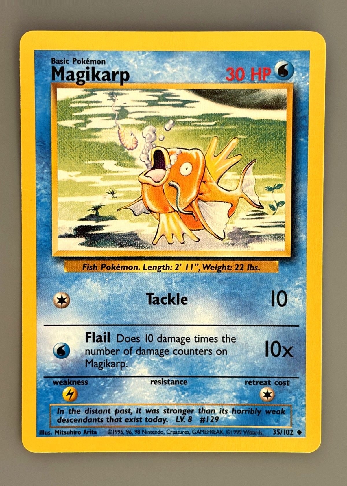 Magikarp 35/102 (Base Set) - Uncommon, front