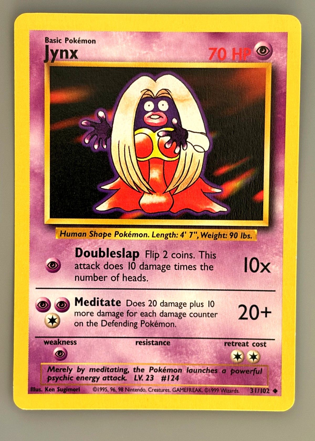 Jynx 31/102 (Base Set) - Uncommon, front