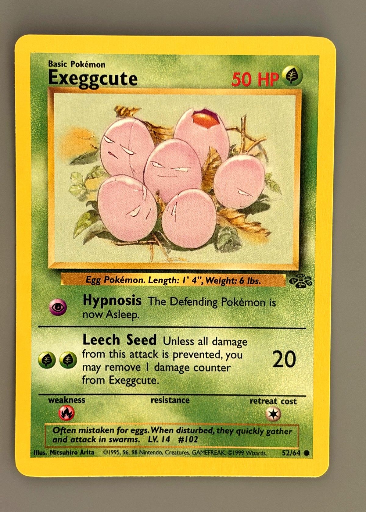Exeggcute 52/64 (Jungle) - Common, front