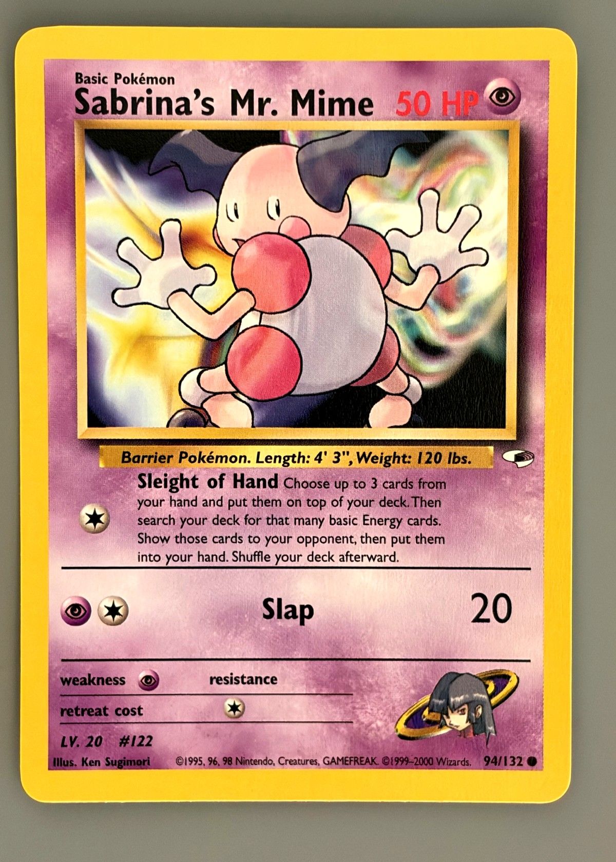 Sabrina's Mr. Mime 94/132 (Gym Heroes) - Common, front
