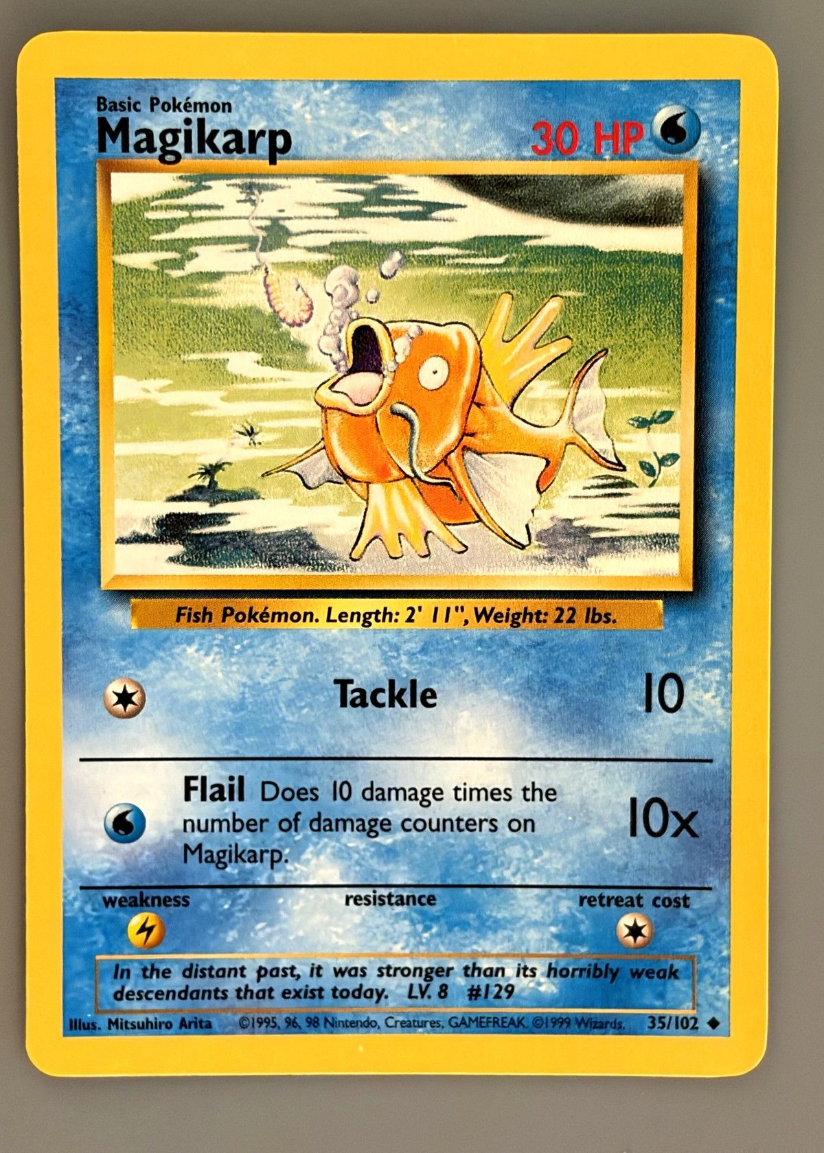 Magikarp 35/102 (Base Set) - Uncommon, front
