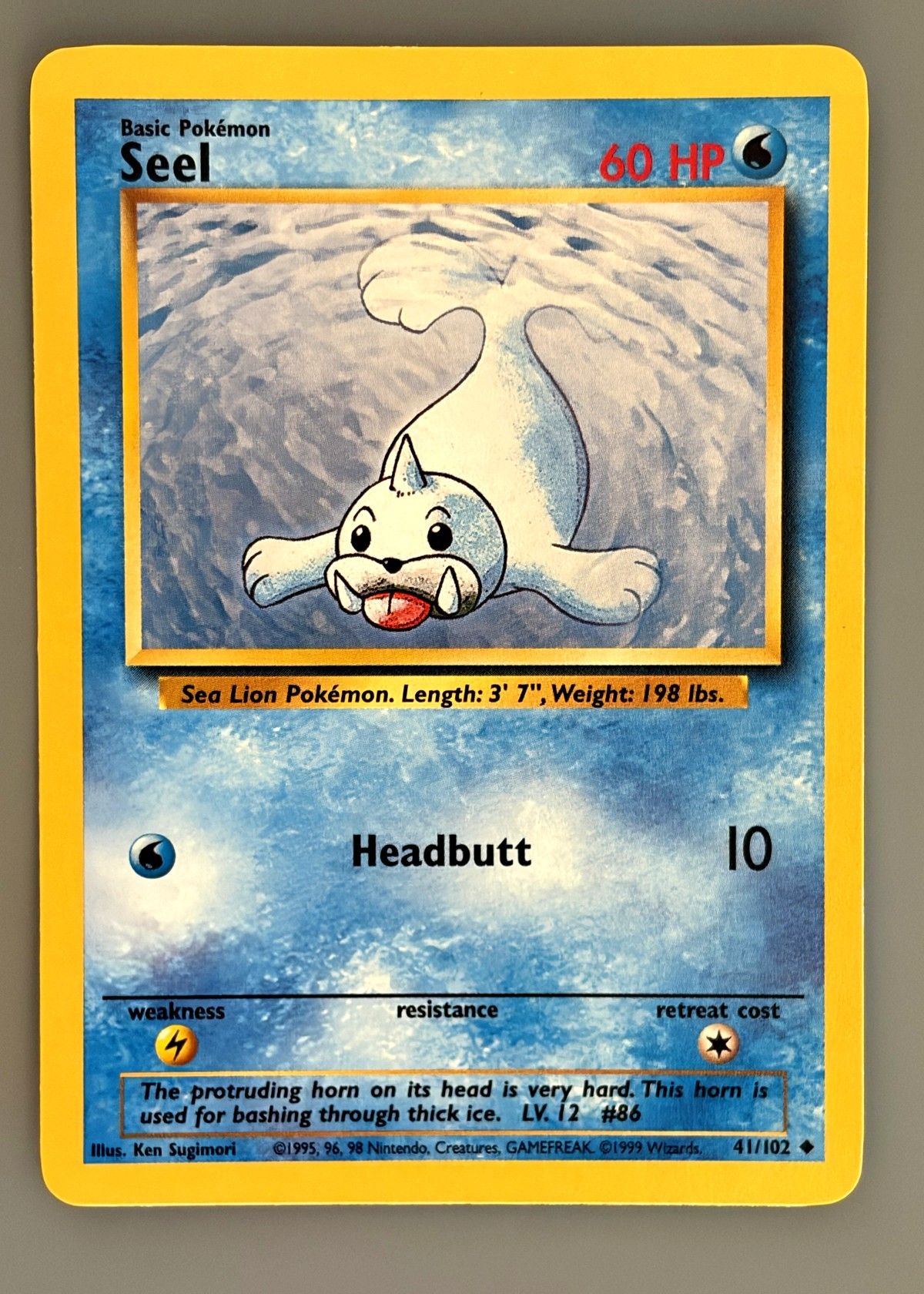 Seel 41/102 (Base Set) - Uncommon, front