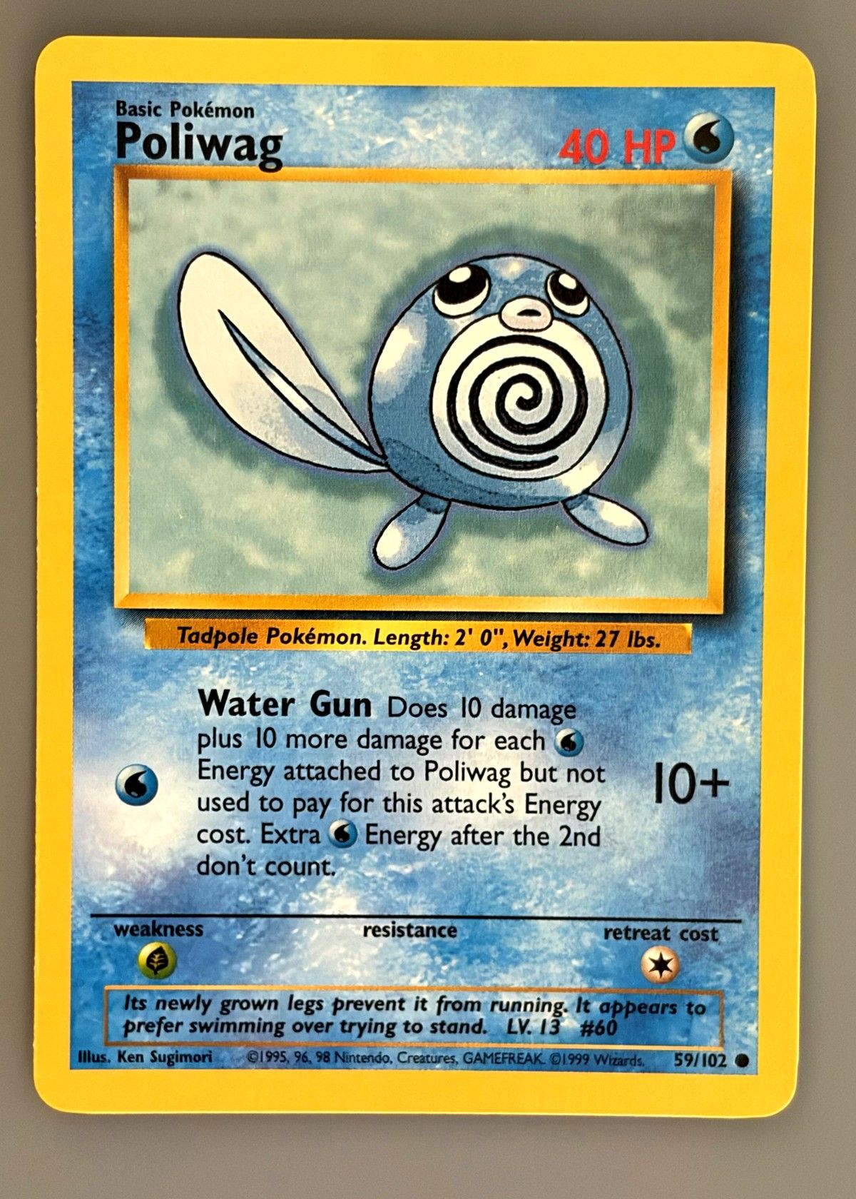 Poliwag 59/102 (Base Set) - Common, front