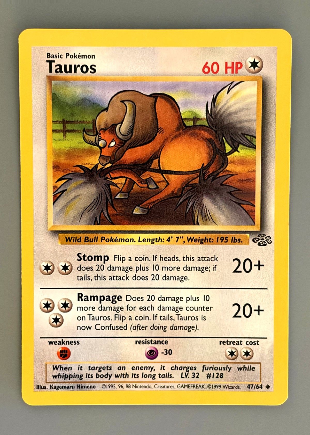 Tauros 47/64 (Jungle) - Uncommon, front