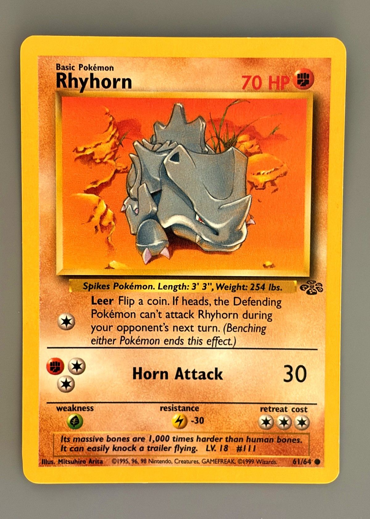 Rhyhorn 61/64 (Jungle) - Common, front