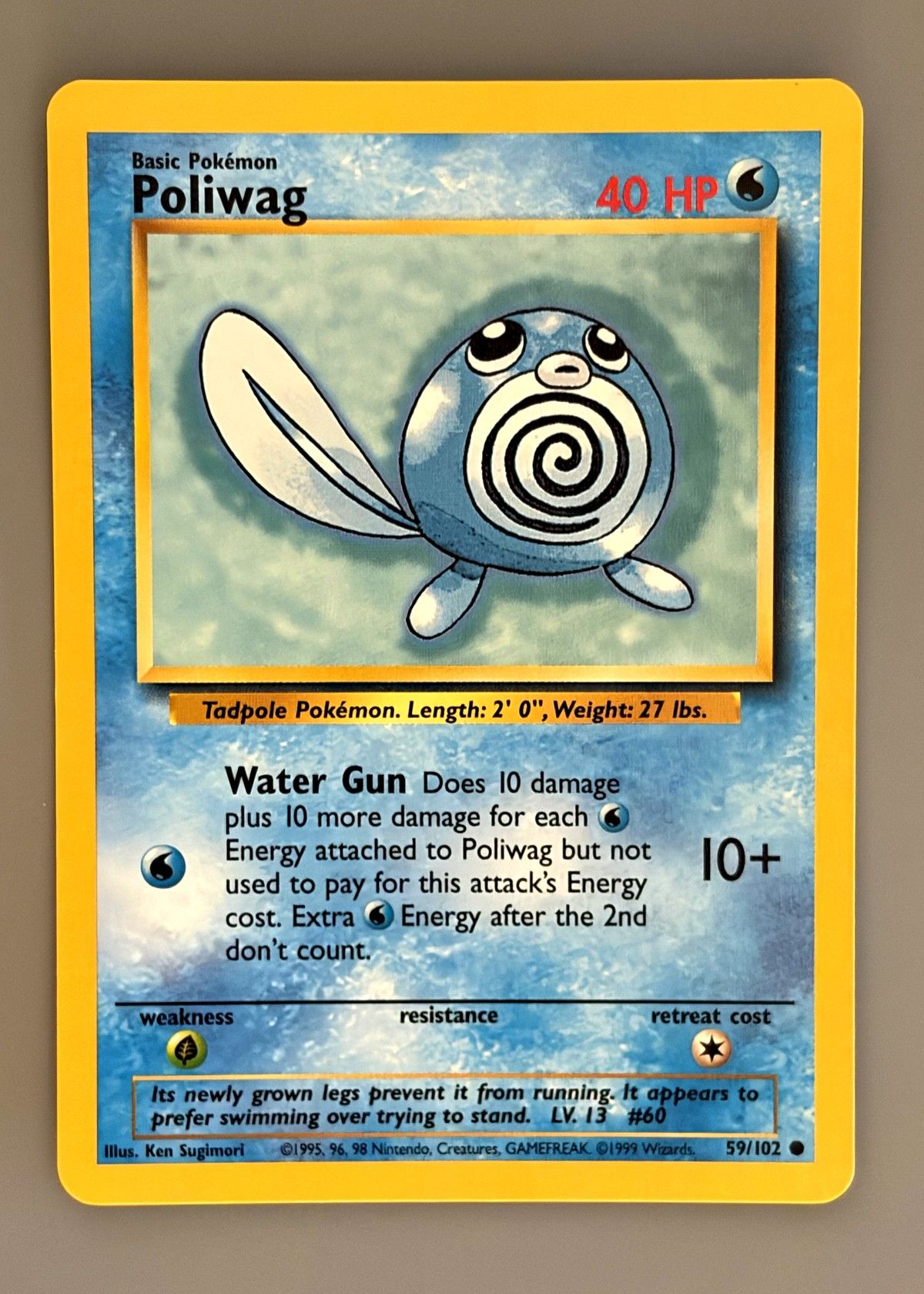 Poliwag 59/102 (Base Set) - Common, front