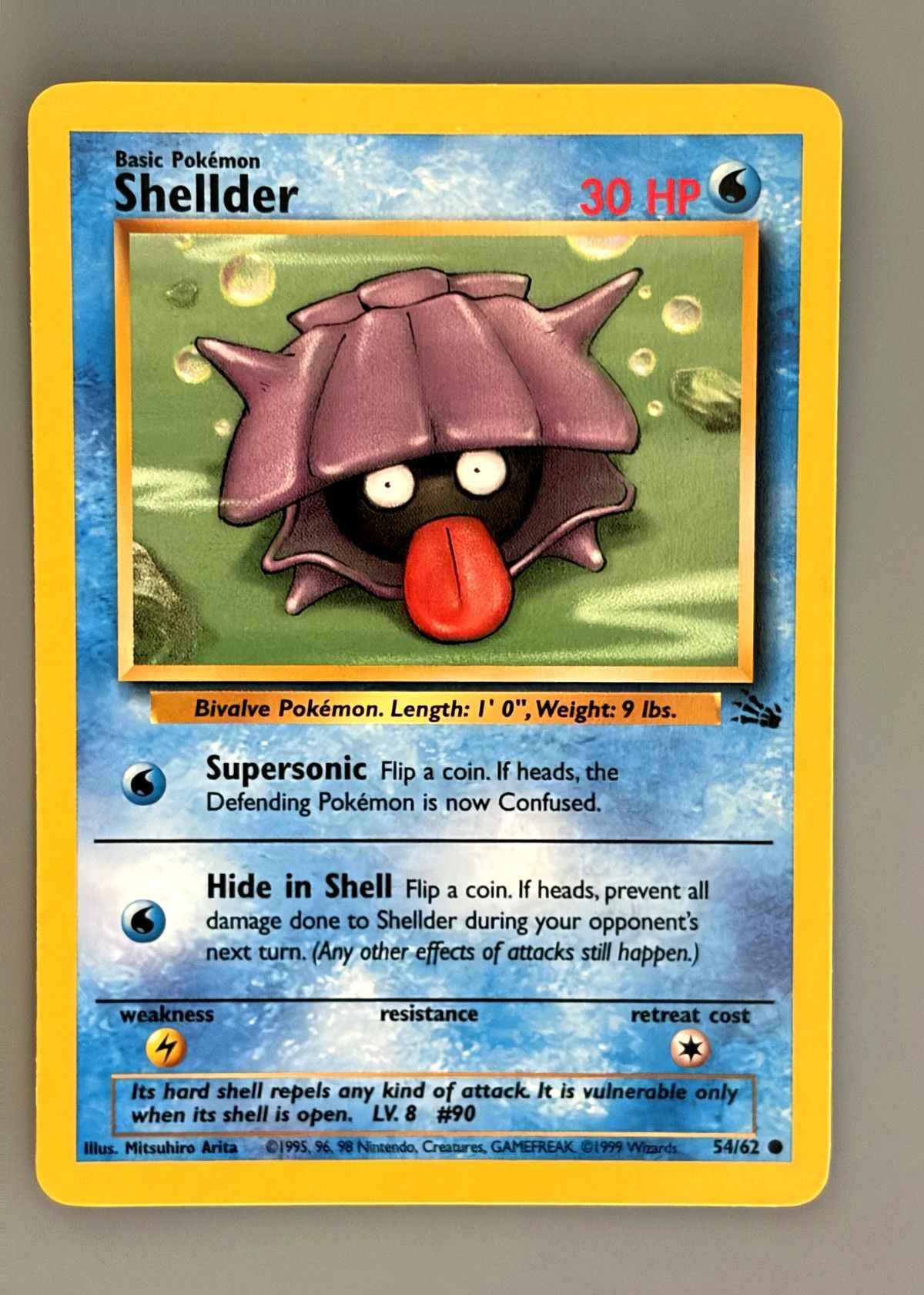 Shellder 54/62 (Fossil) - Common, front