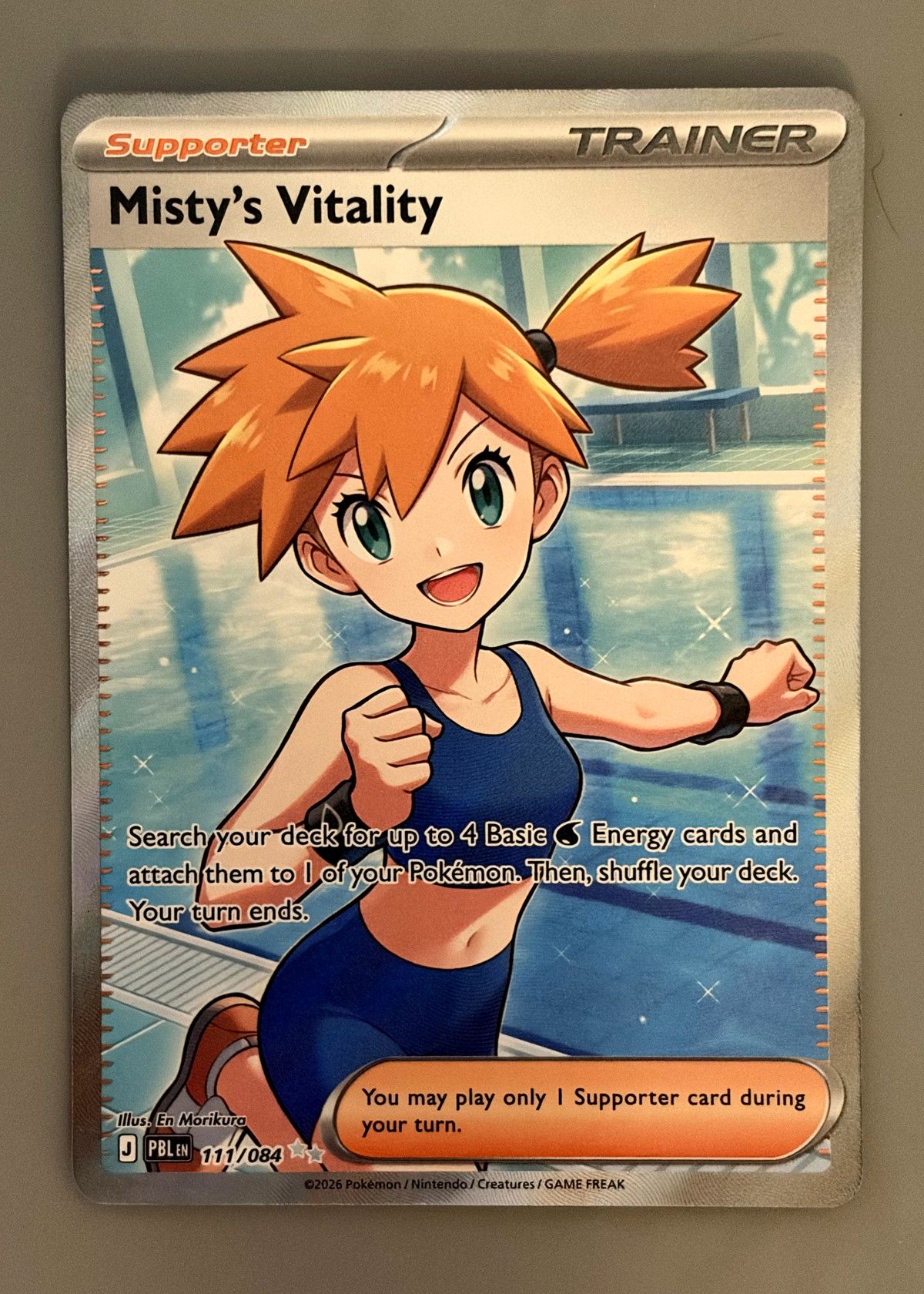 Misty's Vitality 111/084 (Pitch Black) - Ultra Rare, front