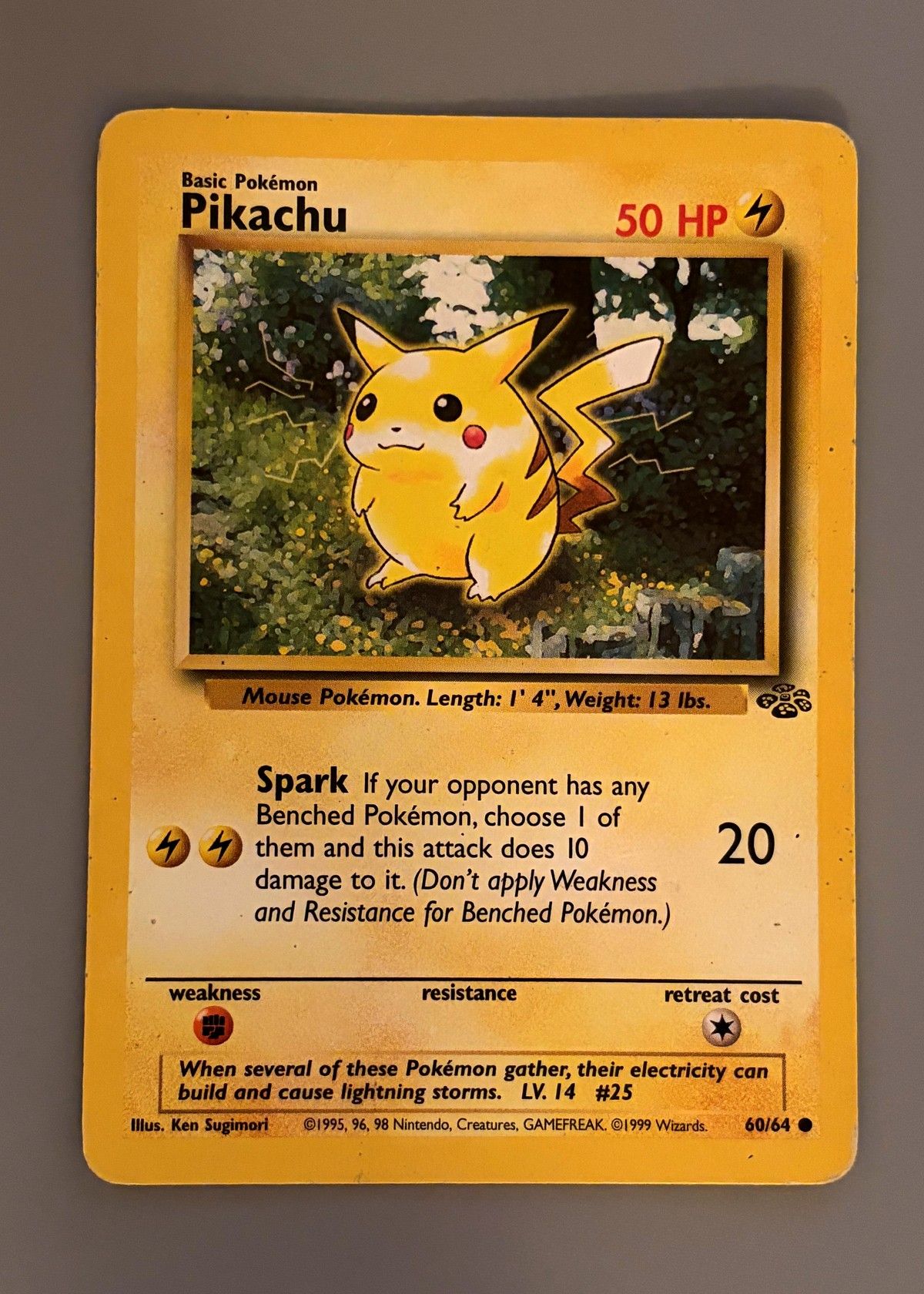 Pikachu 60/64 (Jungle) - Common, front