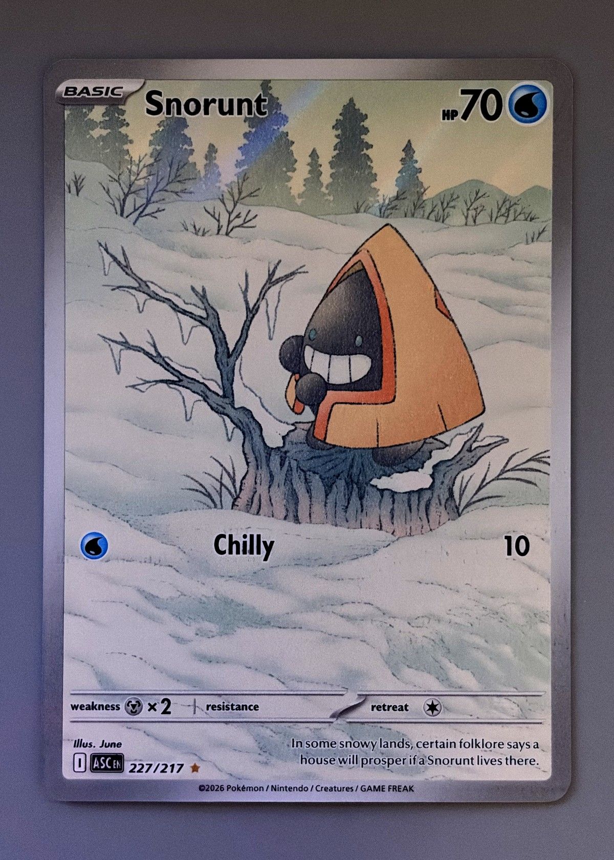 Snorunt 227/217 (Ascended Heroes) - Illustration Rare, front