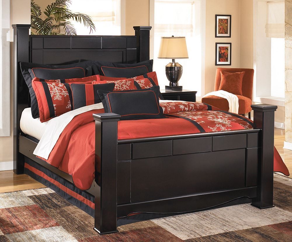 Shay Queen Poster Bed Set