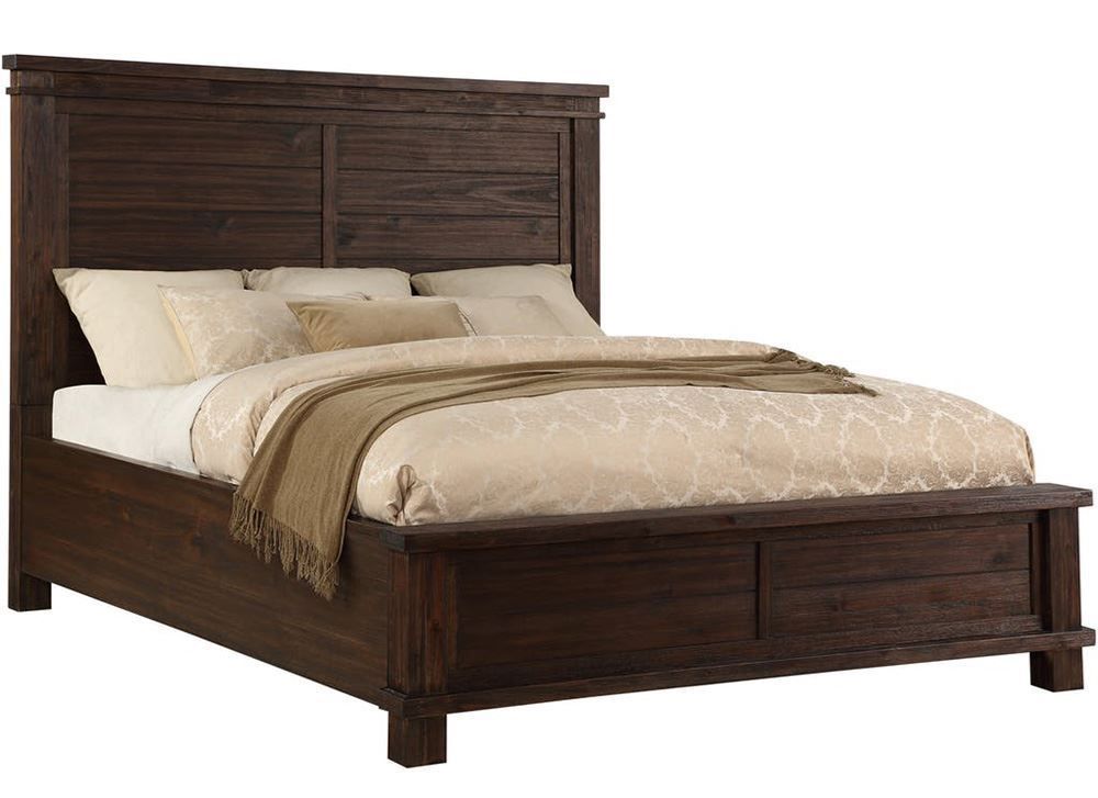 Easton Square Chocolate Queen Bed Set The Furniture Mart Picture Of Easton Square Chocolate Queen Bed Set
