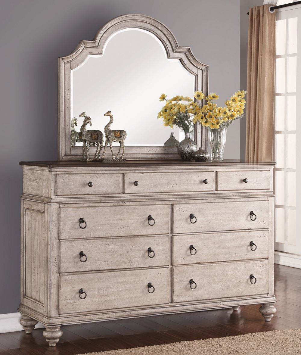 Plymouth Dresser And Mirror Set The Furniture Mart