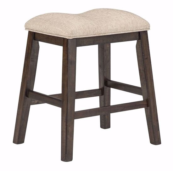 Picture of Rokane Upholstered Backless Counter Stool