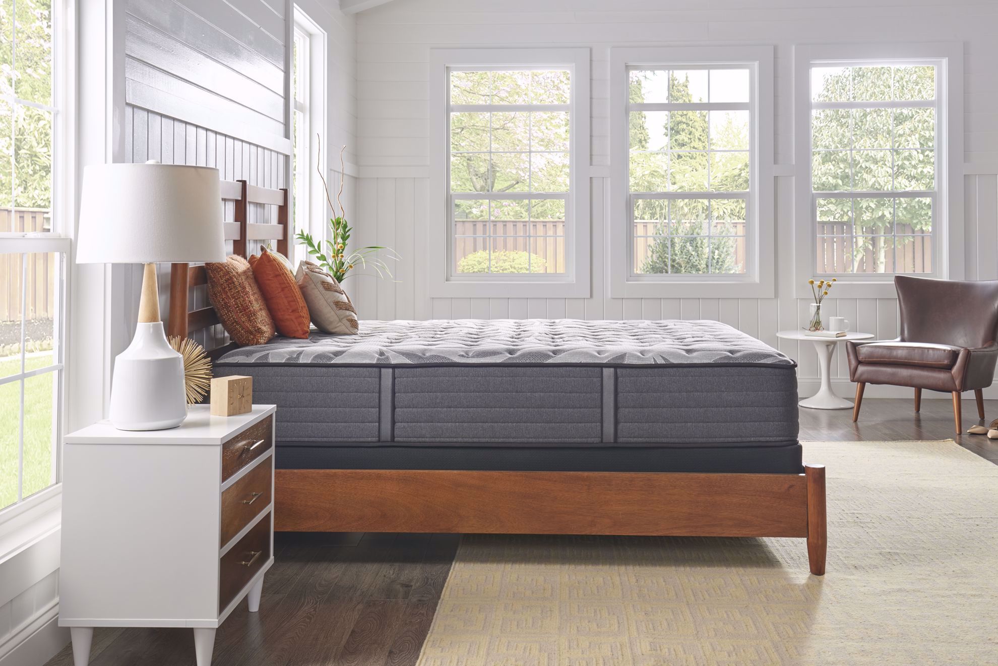 posturepedic dunsley cushion firm queen mattress