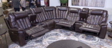 Picture of Corklan 7pc Reclining Sectional