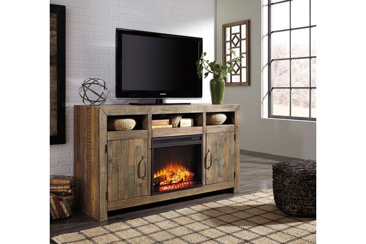 Picture of Sommerford TV Stand with Fireplace Insert