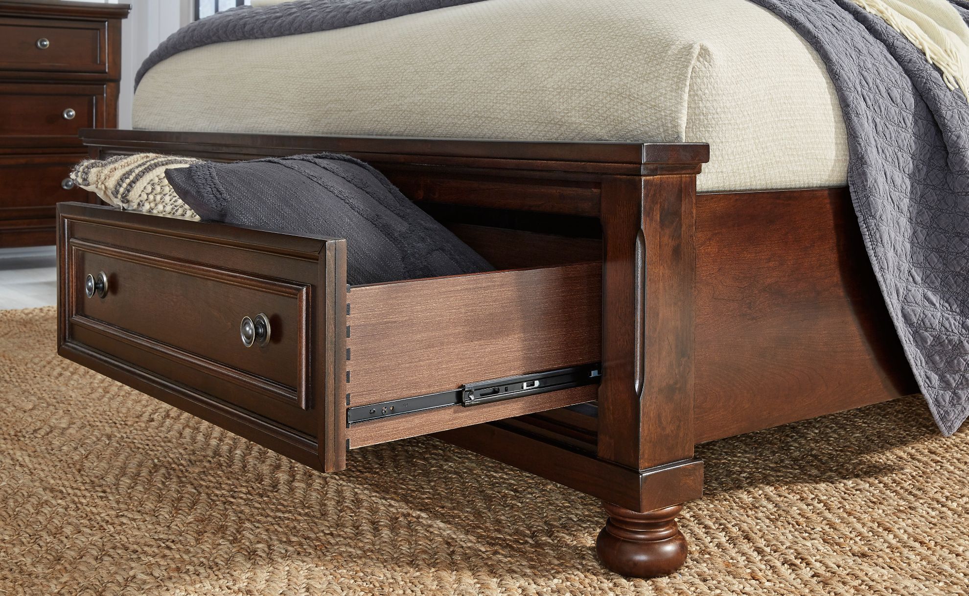 Picture of Porter King Sleigh Storage Bed