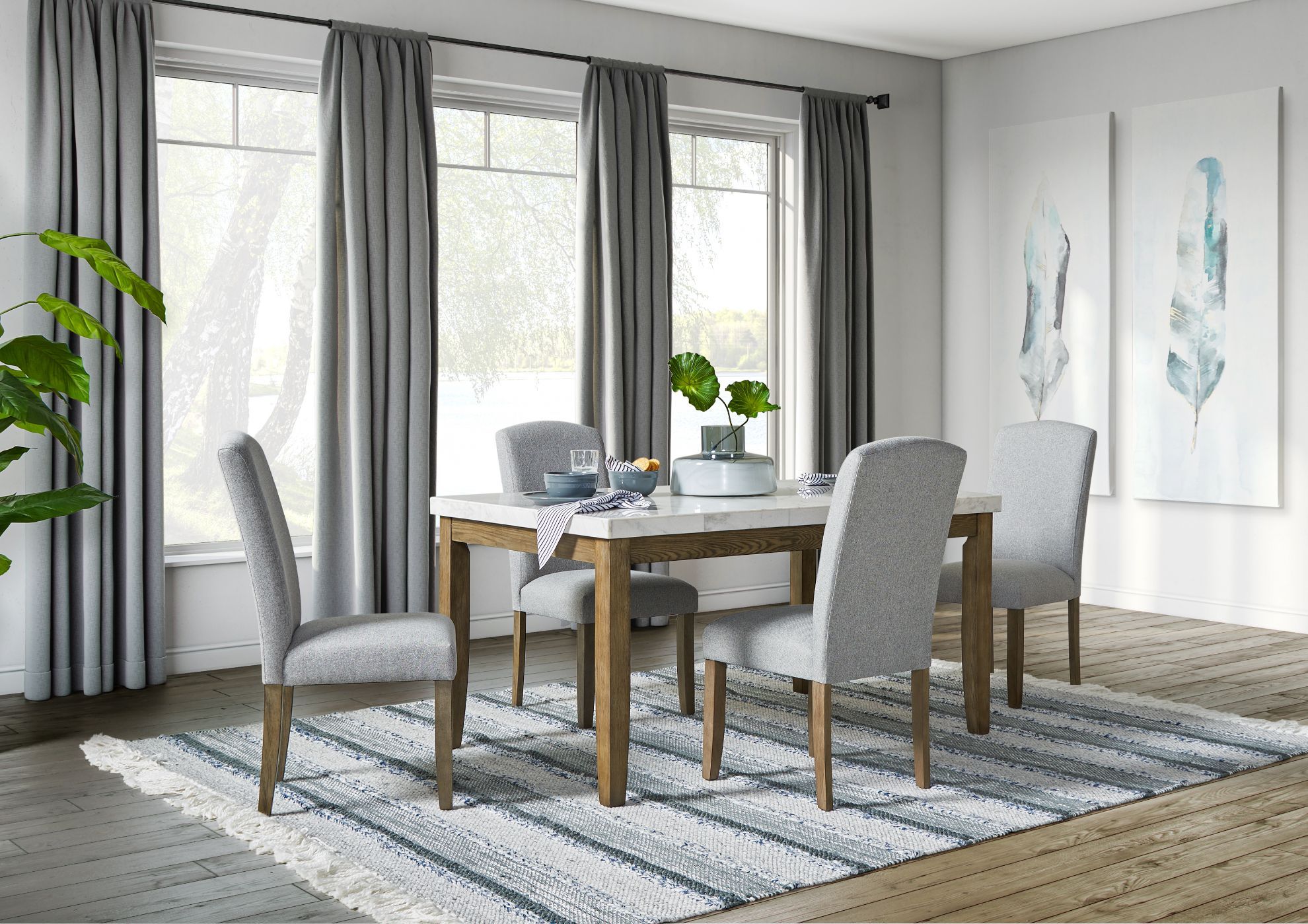 Picture of Emily 5pc Dining Set
