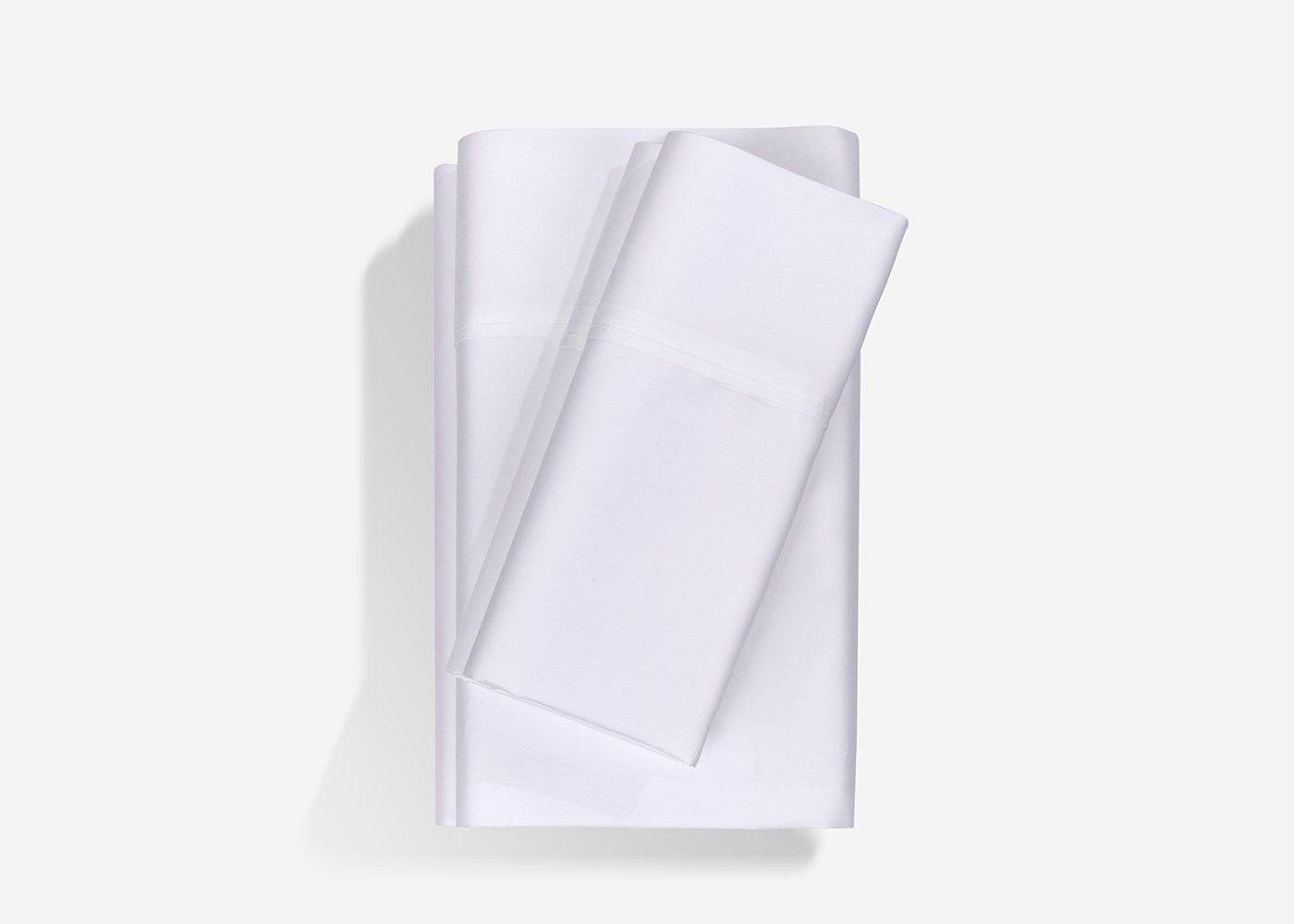 White Twin Cotton Sheet Set