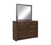 Picture of Modern Loft Brown Chesser and Mirror